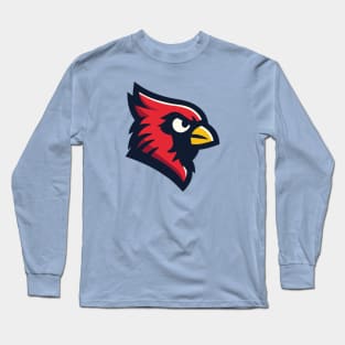 Cardinal Mascot Baseball T-Shirt for Fans! Long Sleeve T-Shirt